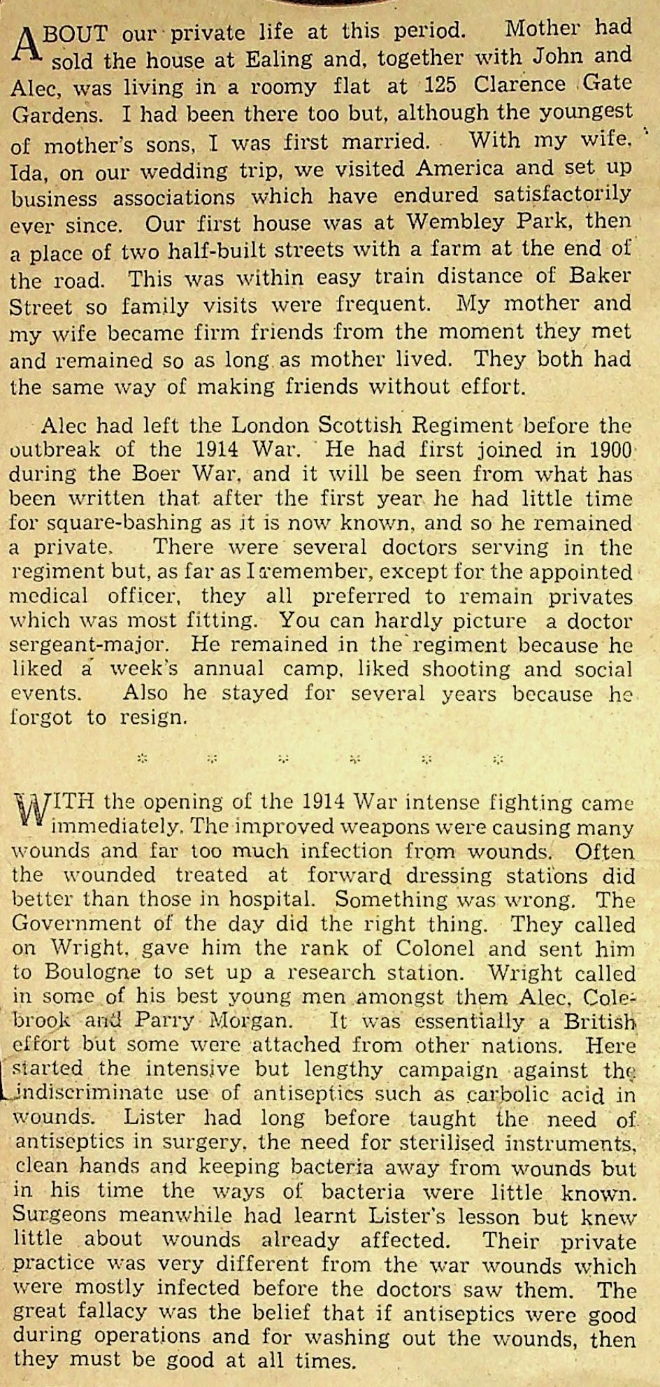 Section 1 of Robert Fleming article 8